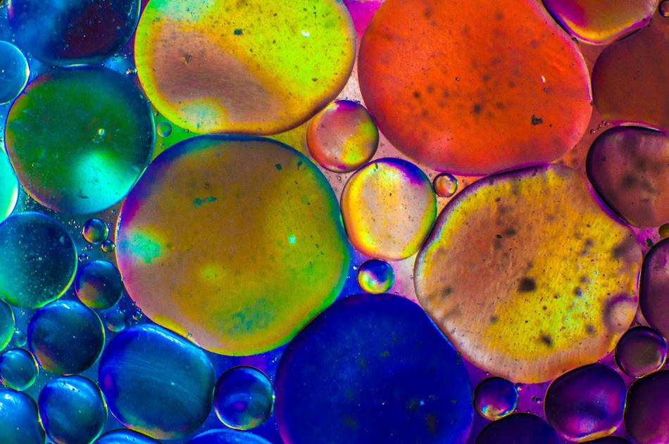 colored soap balls