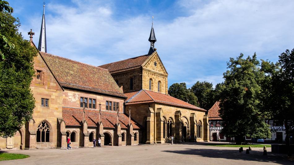Monastery among the plants in Maulbronn