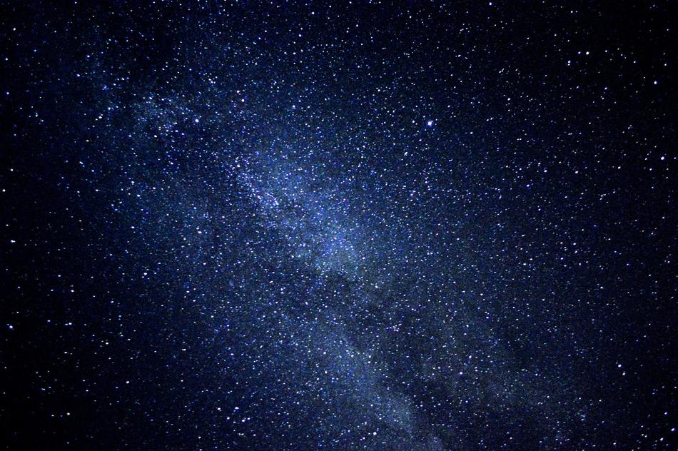 beautiful night sky with stars