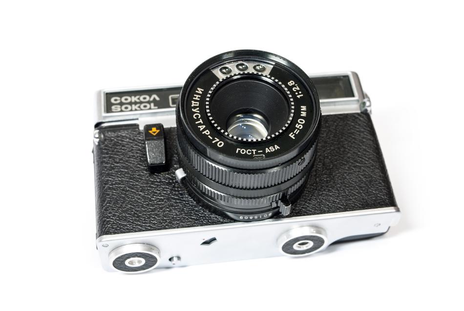 lying camera for pictures on the table
