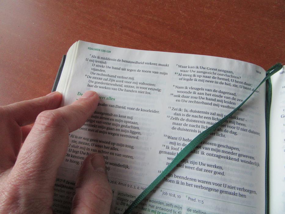 reading from the holy bible