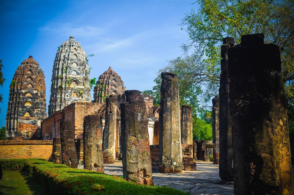 Ancient city of sukhothai in thailand