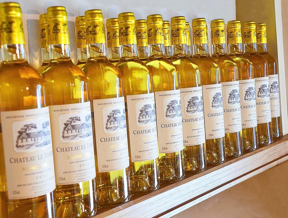 wine bottles on the shelf