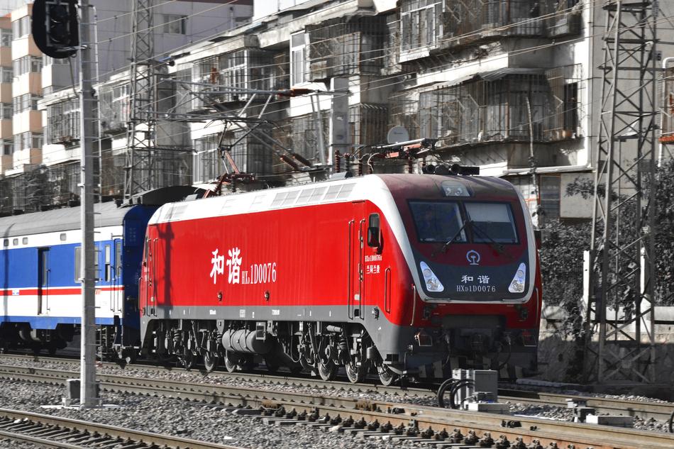 iron locomotive on the road