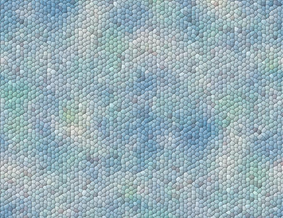 hexagonal-shaped cells, blue background