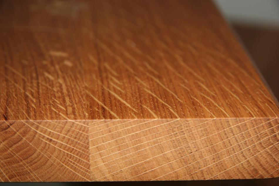 wooden table corner