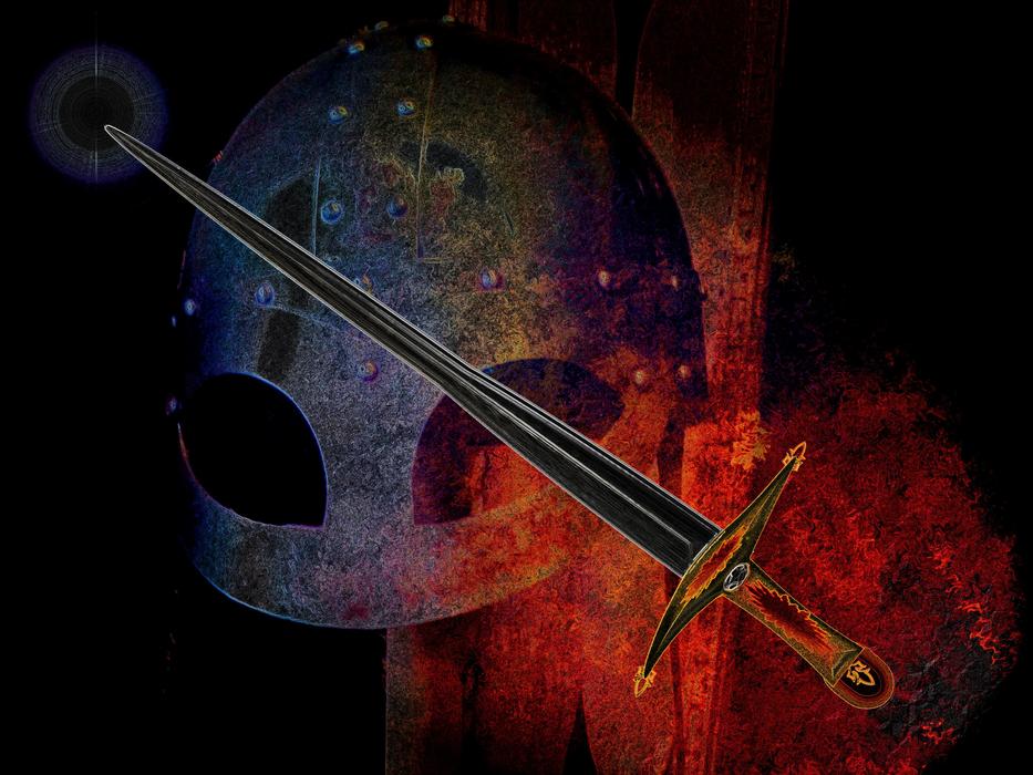 excalibur knight middle ages illustration