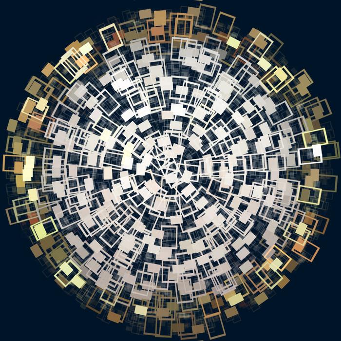 brilliant circular art pattern