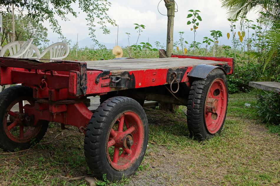 Car Red Old
