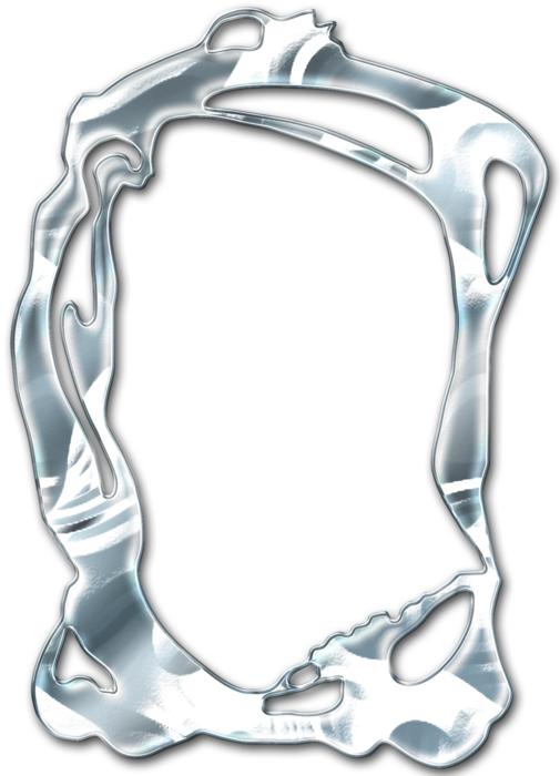 icy frame, drawing