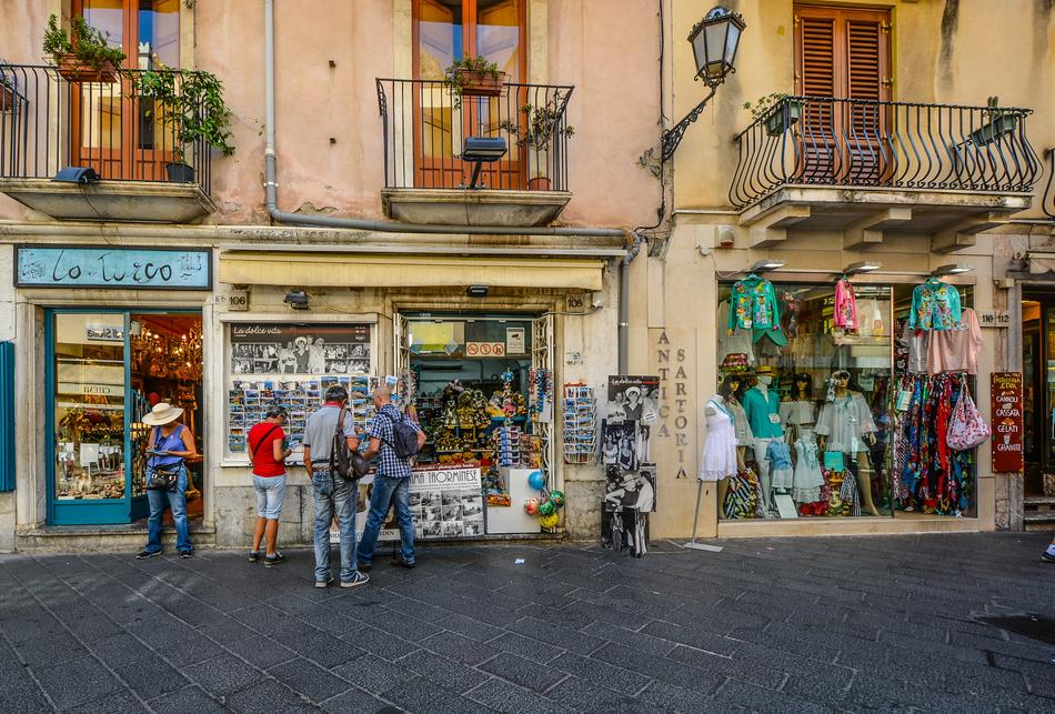 Sicily Taormina street