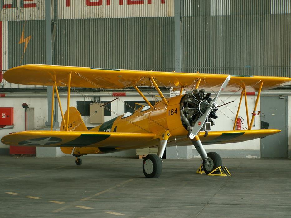 yellow plane on the street