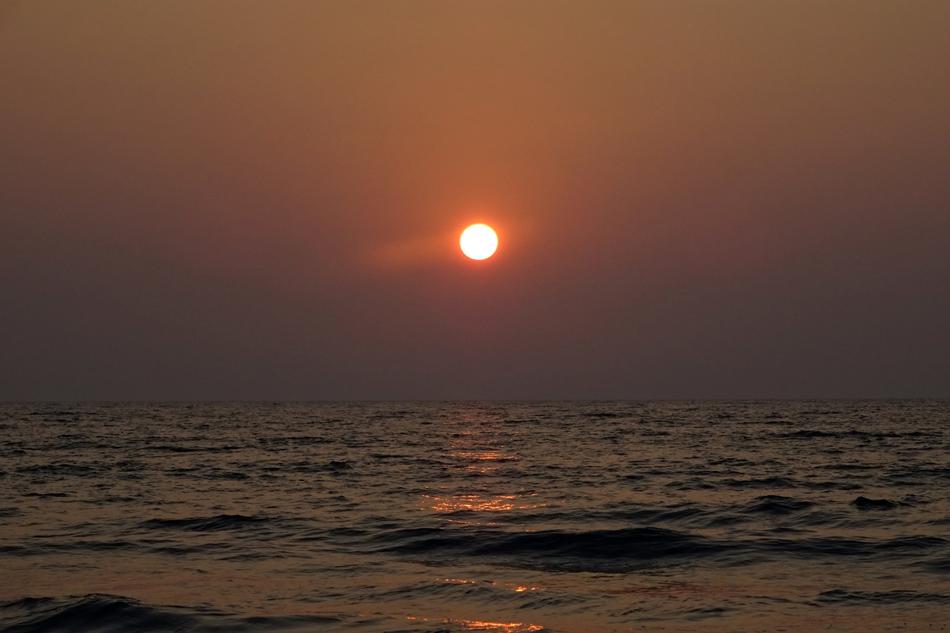 Sunset Setting scenery view