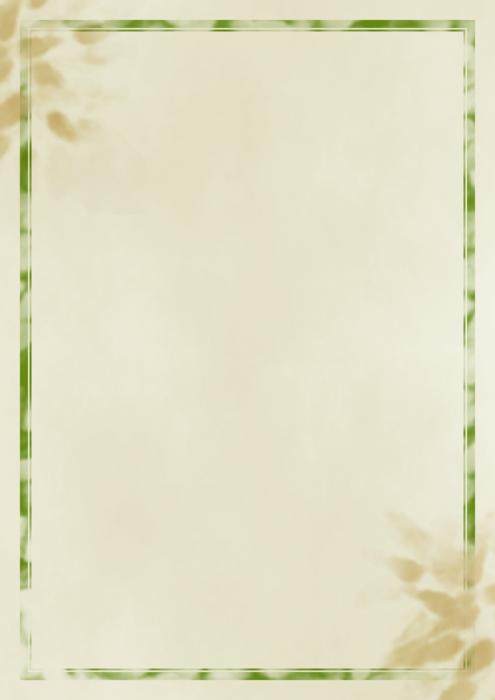 decorative stationery card