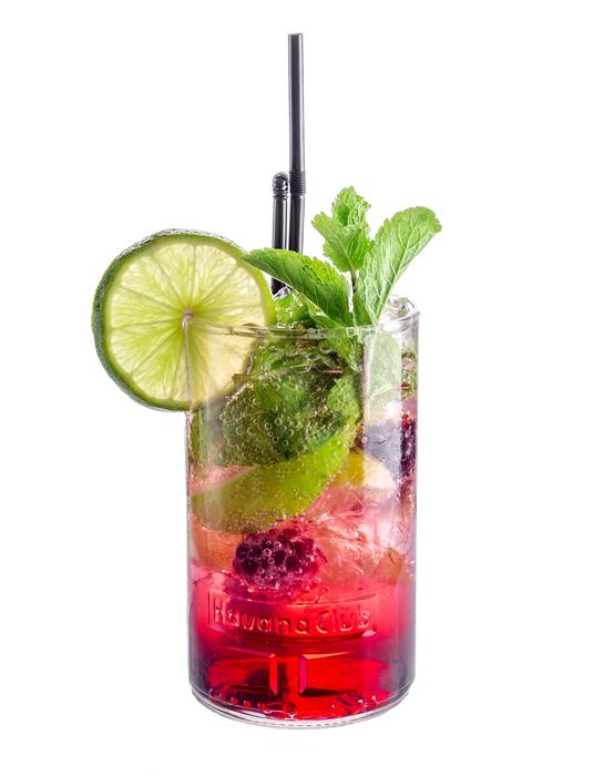 refreshingly tasty drink with fruit