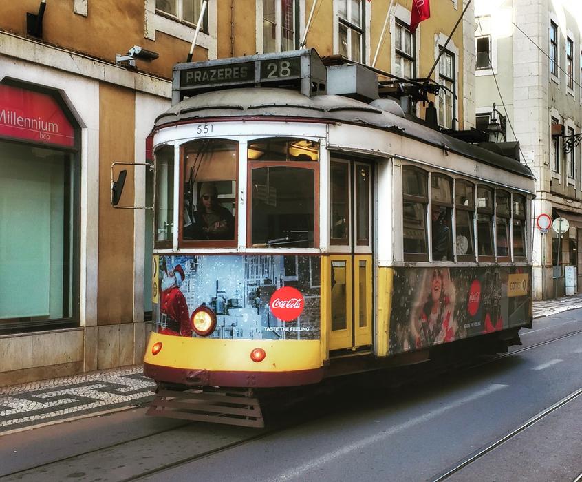Tram Lisbon Portugal