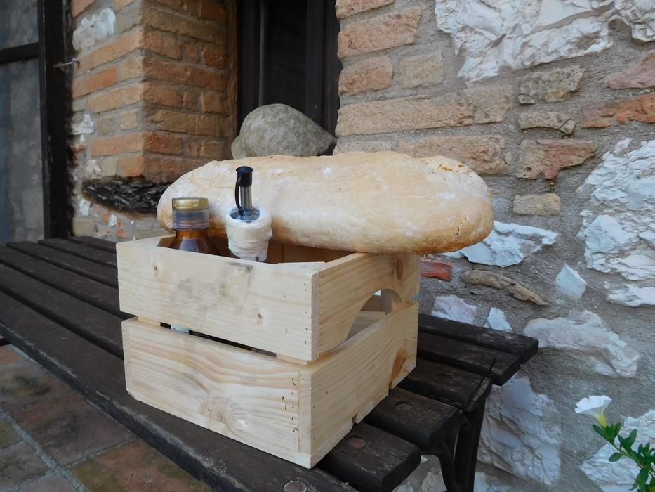 hot bread on a box