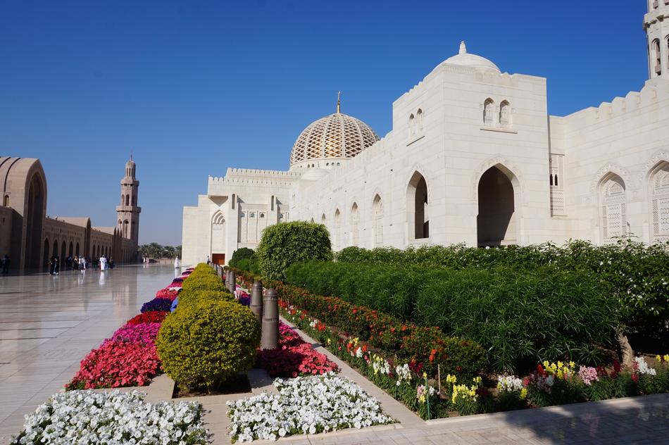luxurious architecture in Muscat Oman Garden