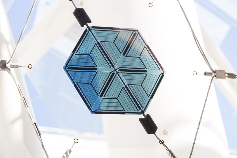 the glass ornament is beautiful