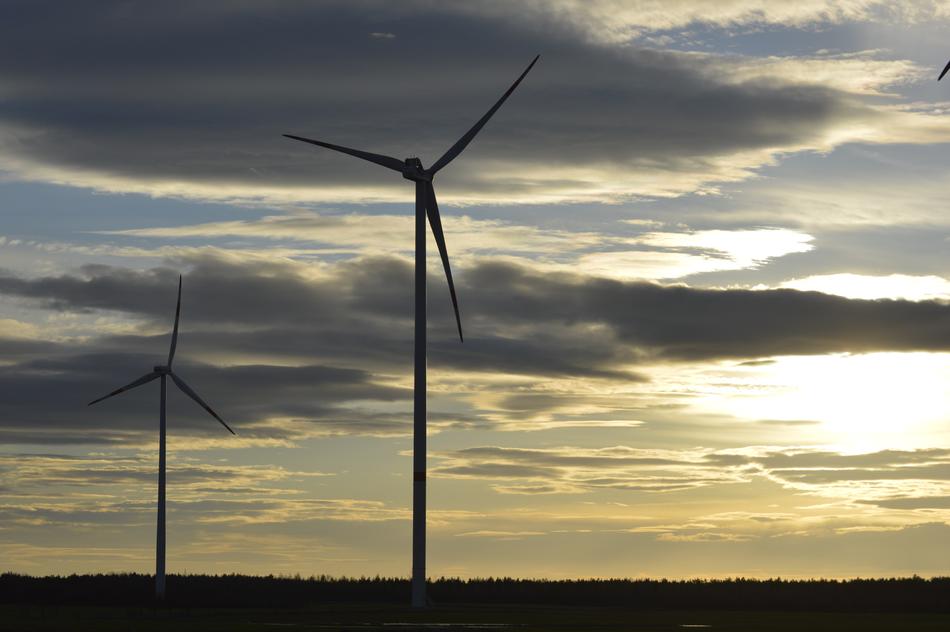 Wind Energy Power on field