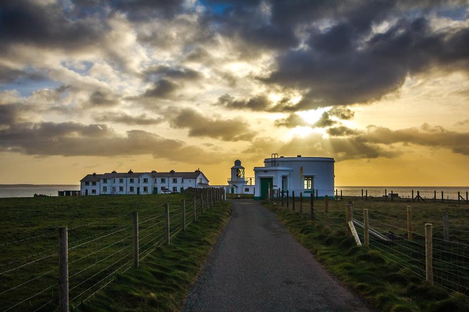 Lighthouse In The Evening view