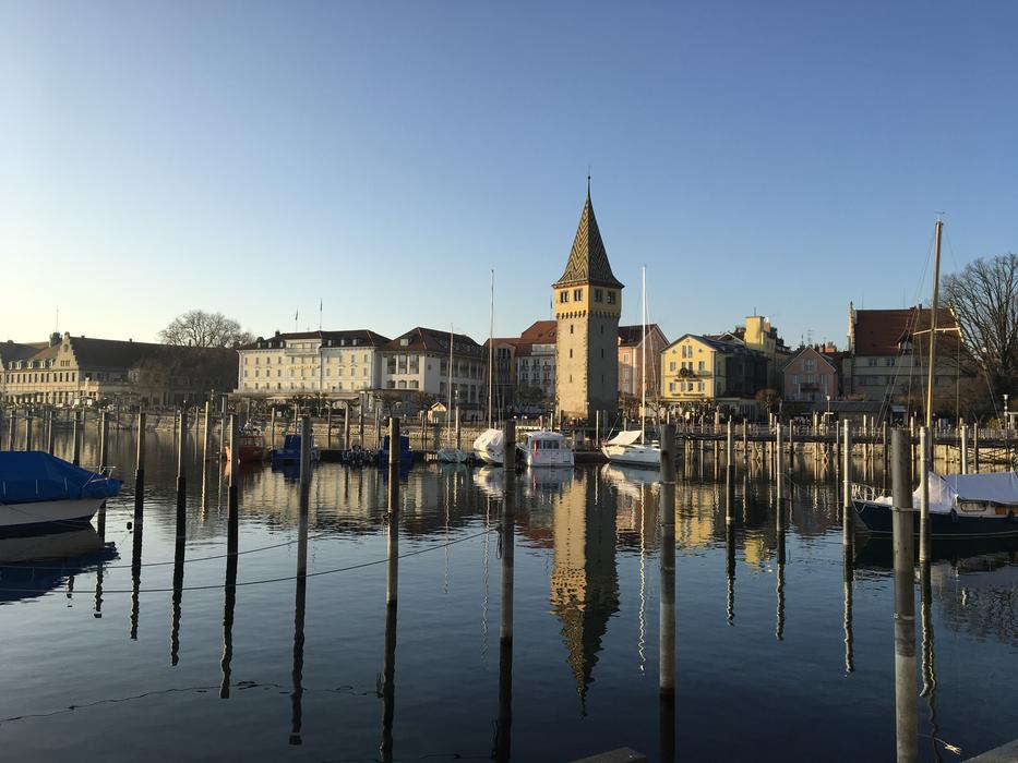 Lindau Lake Constance Port view