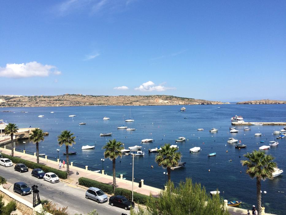 sea view with ships