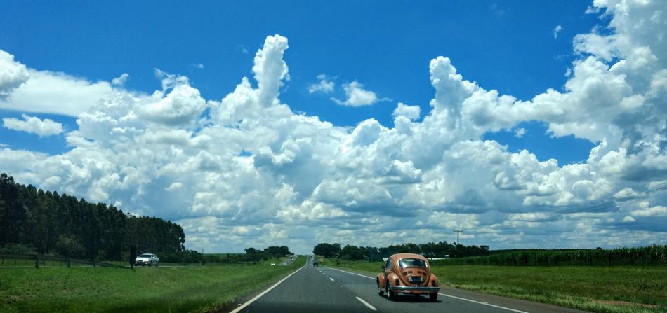 Road Clouds Path