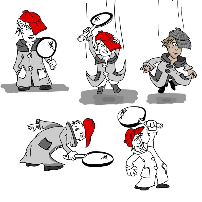 detective magnifier pinkerton