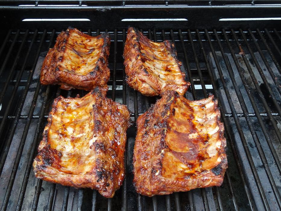 Spare Ribs Grill Meat