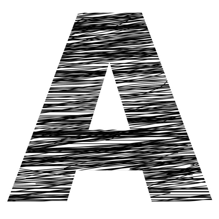 alphabet letters word written
