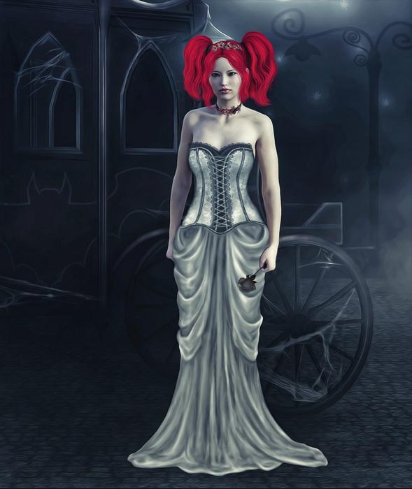 bride dark gothic art