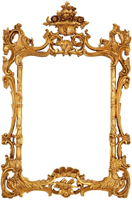 frame gold decorative antique illustration