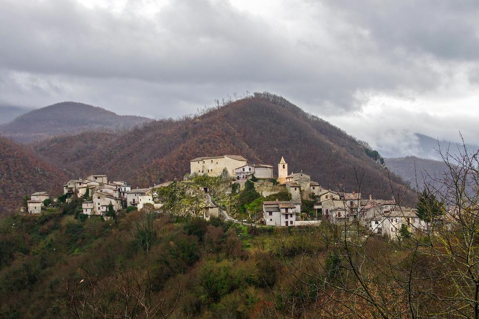 Posticciola Rock Sinibalda Italy