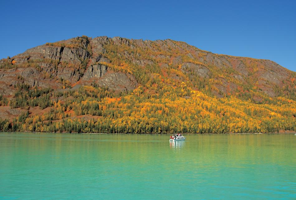 China Kala Si Lake In Xinjiang view