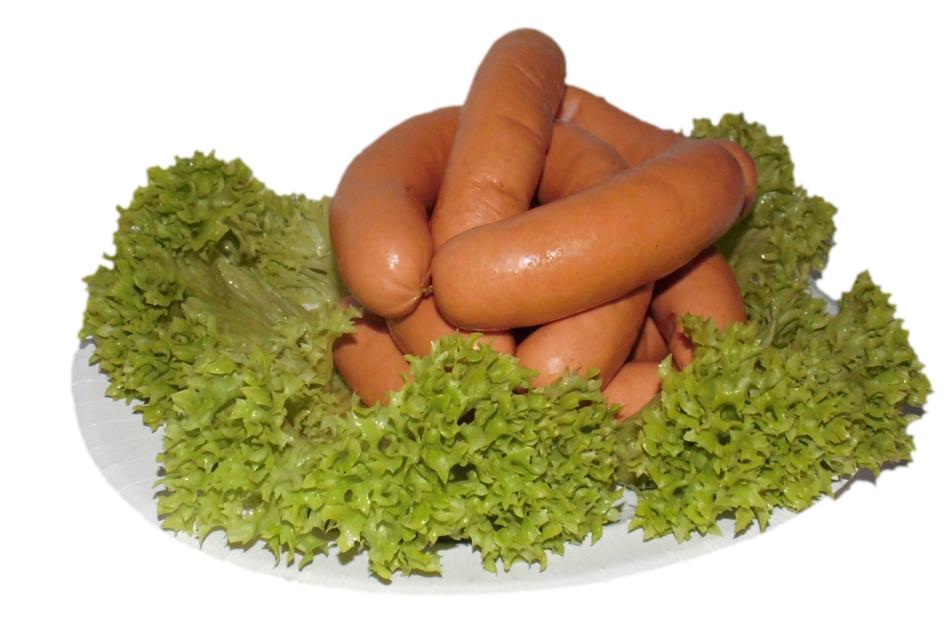 boiled meat sausages