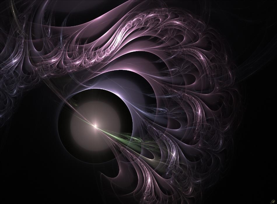 space purple landscape