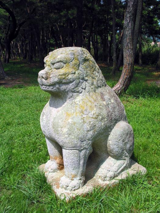 Gwaereung Stone Statue Korea