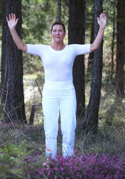 Qi-Gong Calm Qigong in park