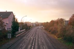 Road Sunset Auto