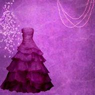 scrapbooking paper dress drawing