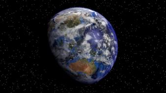earth in space digital art