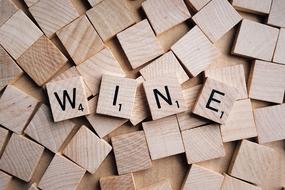 Wine Word Letters