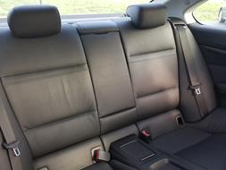 clean beautiful car interior