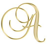 alphabet letter initial a drawing