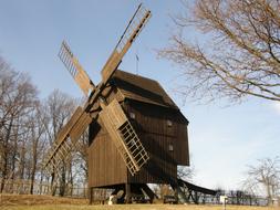 Windmill Post as historical architecture