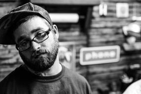 Male Person Black And White photo