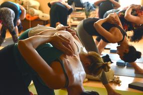 girls in yoga classes