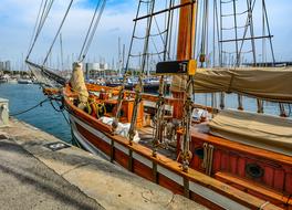 Barcelona Ship Wooden