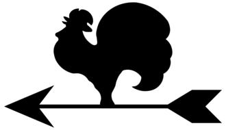 arrow barnyard bird drawing
